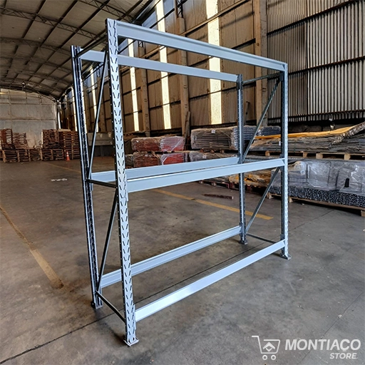 Mini porta pallets com sistema de encaixe